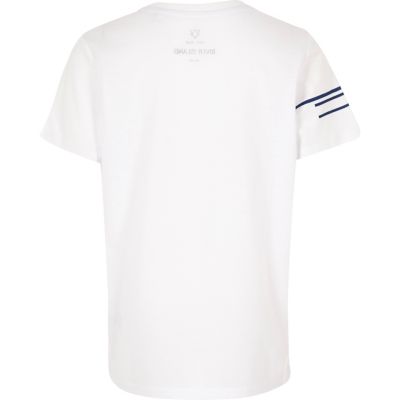 Boys white sports t-shirt
